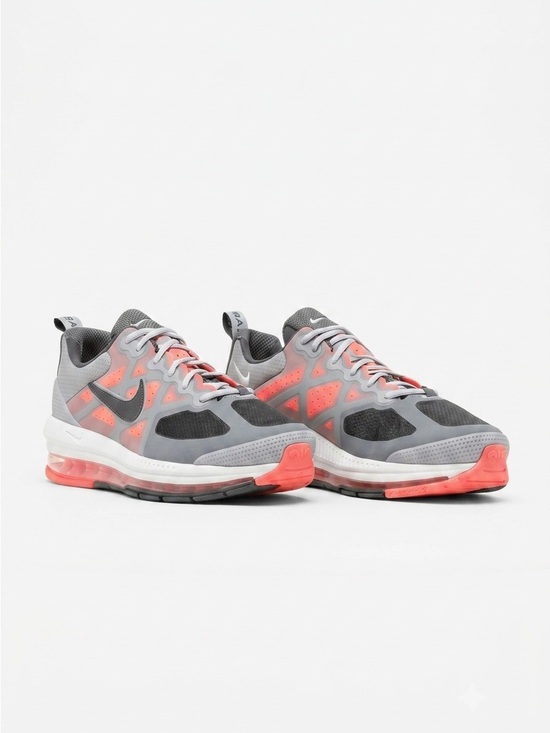 Nike Other - Nike Air Max Genome Anthracite Bright Crimson Sneakers | 10.5